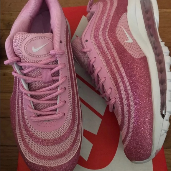 pink glitter air max